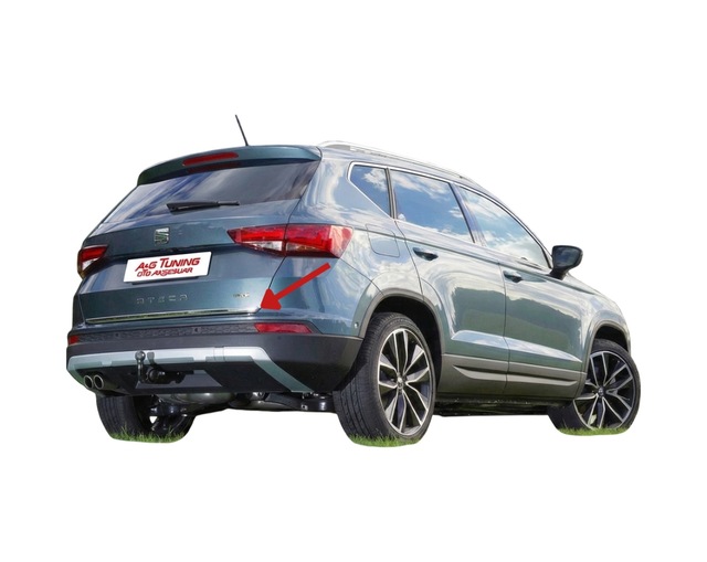 Seat Ateca Krom Bagaj Alt Çıta 2016 Üzeri Paslanmaz Çelik Seatatcbgj000001
