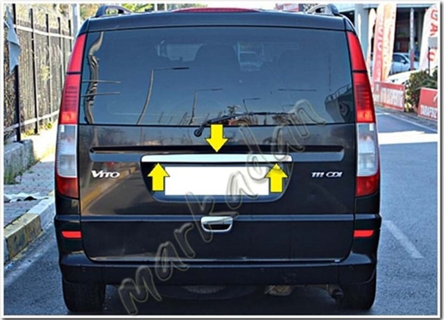 Db Chrome Mercedes Vito Krom Bagaj Çıtası 2004-2014 P.Çelik N11.2785