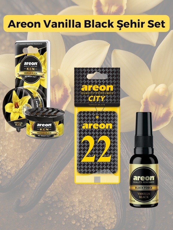 Areon Vanilla Black Şehir Set-22