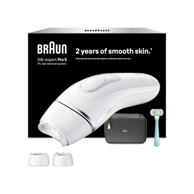 Braun Ipl Silk Expert Pro 5, Evde Lazerle Tüy Alma, Çanta, Gillette Venus, 2 Başlık, Pl5234