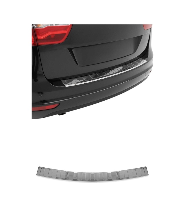 Seat Alhambra Iı / Vw Sharan Iı 2010-2023 Uyumlu Krom Arka Tampon Eşiği Paslanmaz Çelik