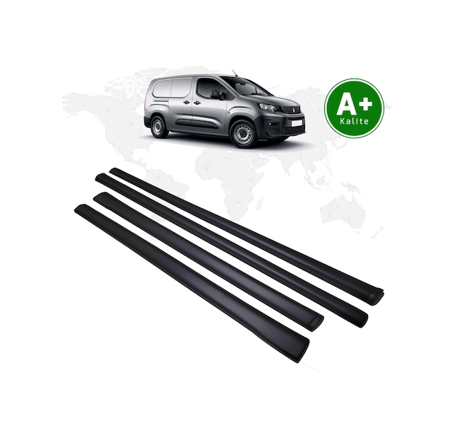 Peugeot Partner Marşpiyel Kaplaması 4 Parça 2019 Model Ve Sonrası