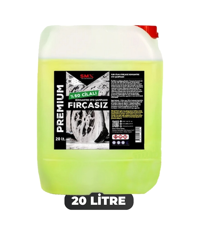 %50 Cilalı Konsantre Fırçasız Oto Şampuanı 20 Lt