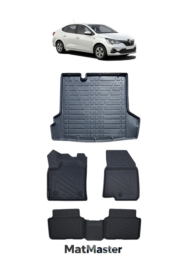 Renault Taliant 2021 Model 5d Premium Ekstra Havuzlu Paspas Ve Bagaj Havuzu Set