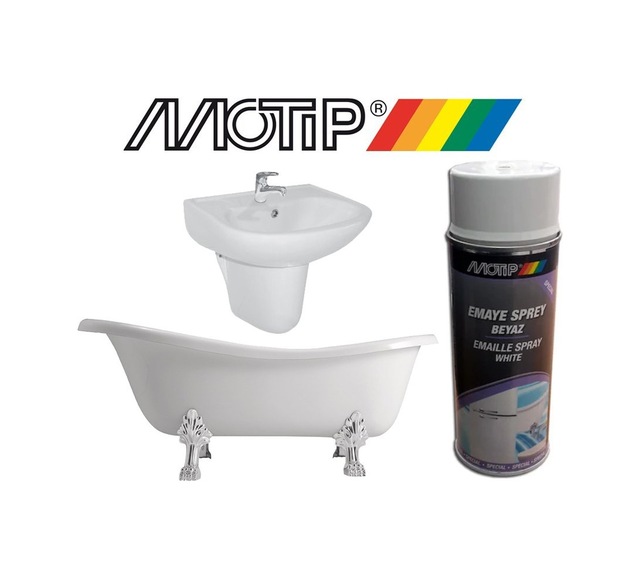 Motip Küvet - Duşakabin - Lavobo Boyama Sprey 400 ML