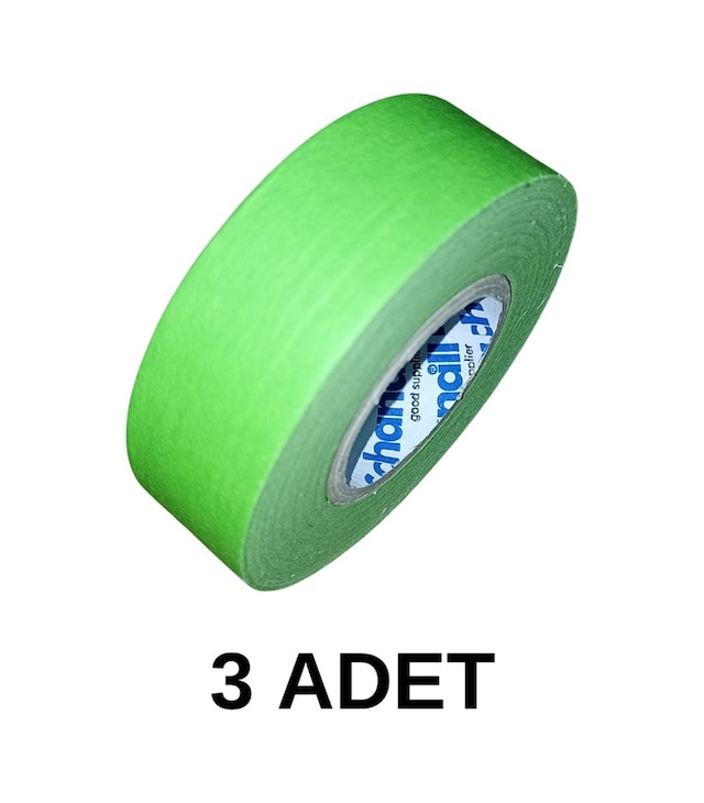 3 Adet 24 Mm Renkli Maskeleme Bandı 50 Mt