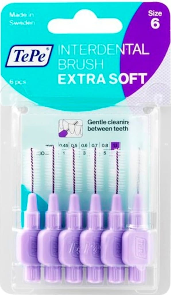 Tepe Extra Soft Arayüz Fırçası 6'lı 1.1 MM