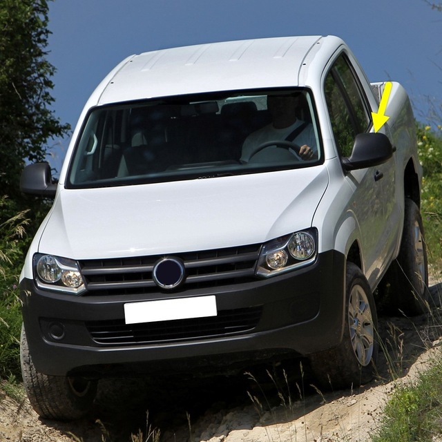 Vw Amarok 2010-2016 Sol Dış Ayna Üst Kapağı Siyah 2h0857527b