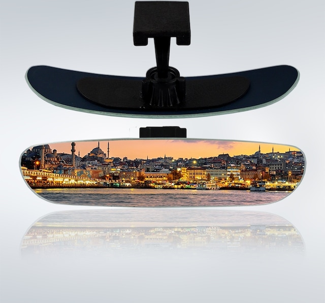Ova-4 Dik-Eğik Kollu Universal Iç Dikiz Aynası 20X5 Cm