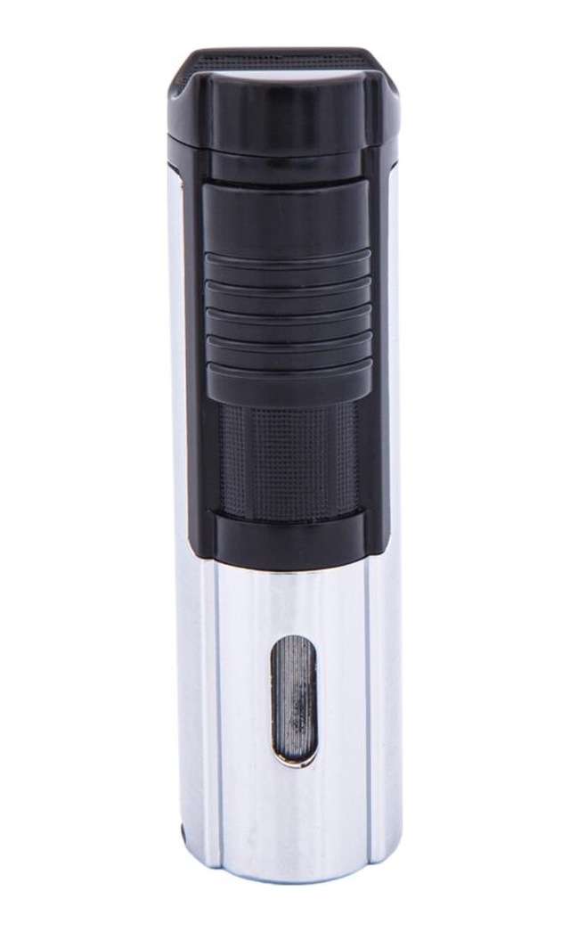 3 Torch Pürmüz Gümüş Puro Çakmağı - Tr5893