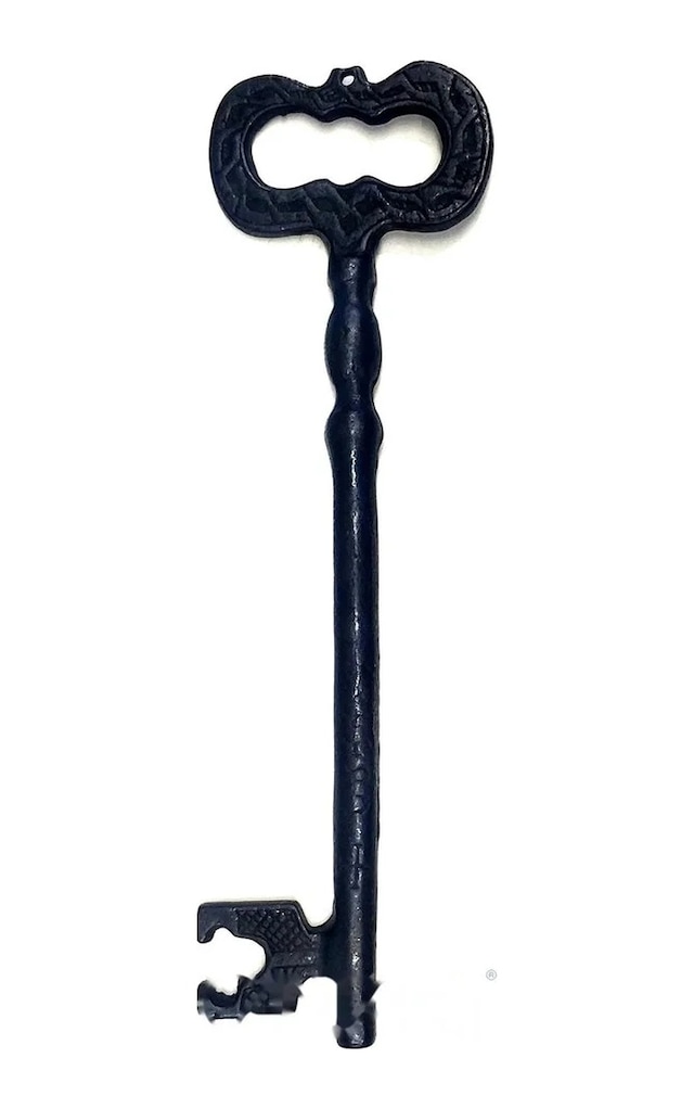 Ers Göz Anahtar Biblo, 220x64 Mm - Büyük Boy, Vintage, Antik Stil Simge Biblo, Süs, Tasarım Aksesuar Anahtar