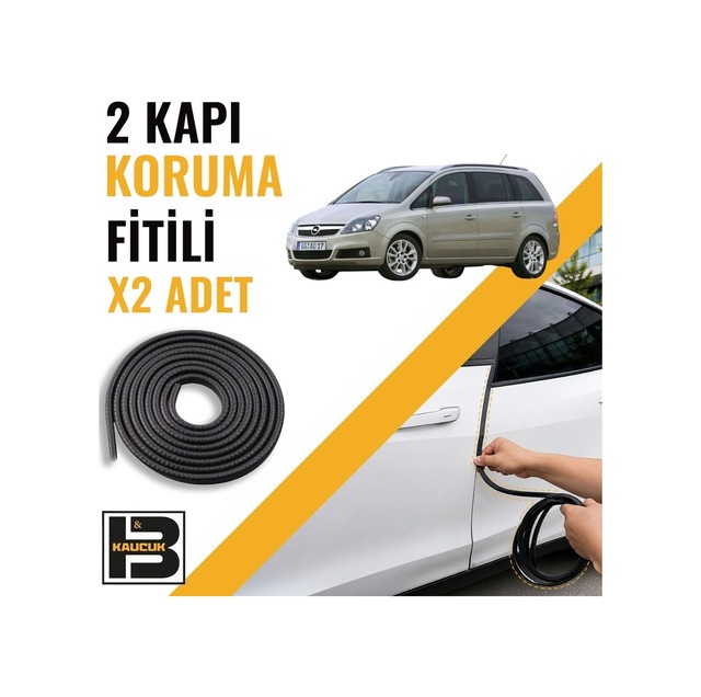 Opel Zafira B 2005-2014 Kapı Koruma Fitili-iki Kapı-siyah-bm1203