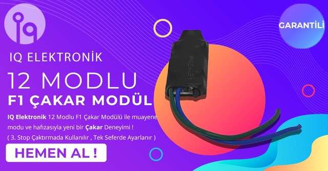 Iq F1 Fren Çakar Stop Modülü 12 Modlu