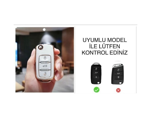 Seat Leon Mk2 Kasa Ibiza Toledo Lüks Anahtar Koruma Kılıf Lütfen