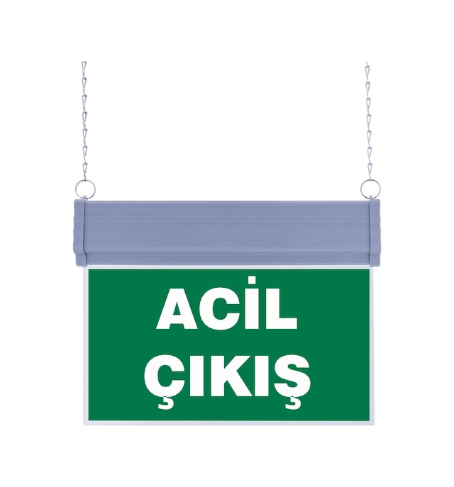 Sg051-d3 Çift Yönlü Acil Yönlendirme Armatürü Zincirli Acil Çıkış 7c780
