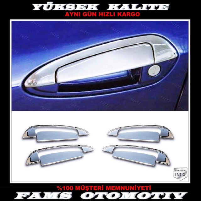 Fiat Grande Punto Krom Kapı Kolu 4 Kapı 8 Parça 2005 Üzeri
