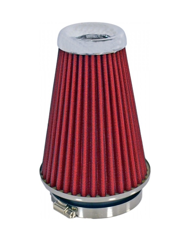 Carub Br4686001 Tuning Hava Filtresi 2 Aparatlı Krom-Kırmızı