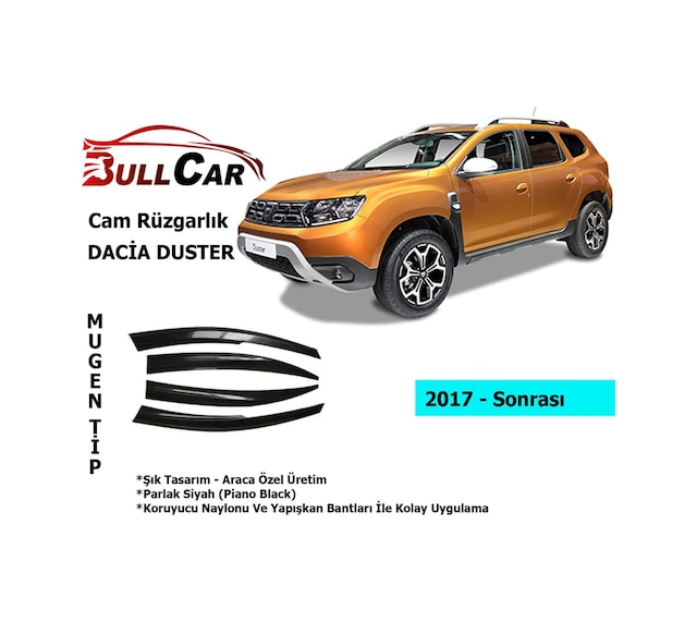 Dacia Duster Cam Rüzgarlık 2017 Sonrası