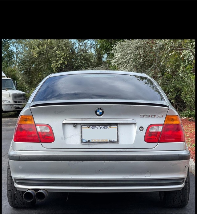 Bmw Aksesuar E46 Uyumlu Bagaj Üstü M3 İthal Piaoblack Spoiler