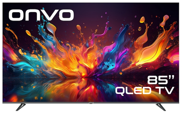 Onvo 85VQ90F3UA 85" 4K Ultra HD 216 Ekran Uydu Alıcılı Google Smart QLED TV