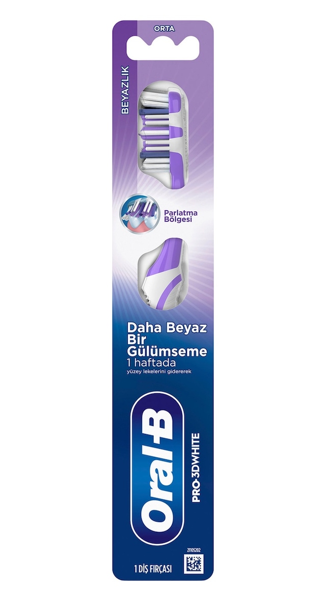 Oral-b Pro-3d White Beyazlık Diş Fırçası - Orta 2'li Paket