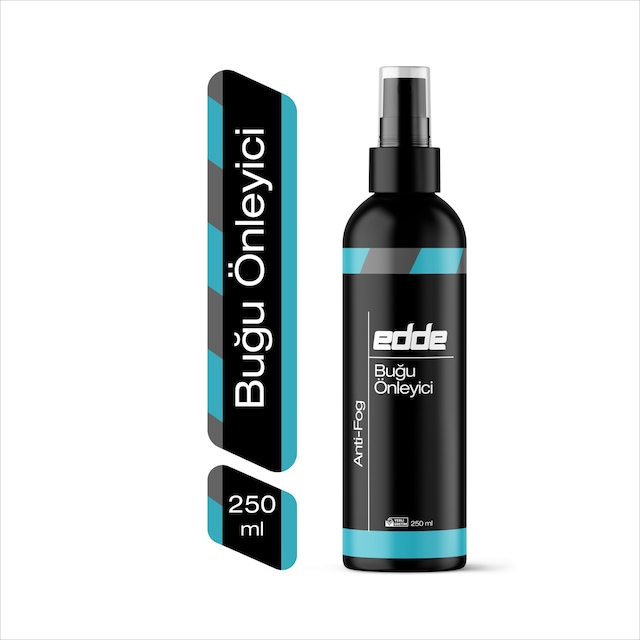 Edde Araba Araç Oto Cam Buğu Giderici Buğu Önleyici Sprey Buhar Önleyici Anti-fog 250 Ml Oto Detailing
