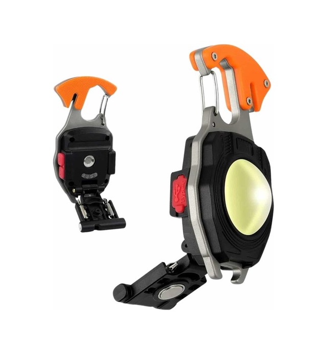 7 Modlu Mini Led Lamba Anahtarlık Usb Şarjlı Kamp İçin Taşınabili