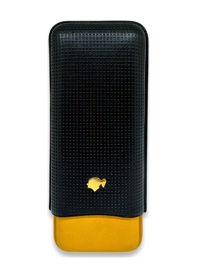 Cohiba Deri Puro Kılıfı 3lü Siyah/sarı 56ring