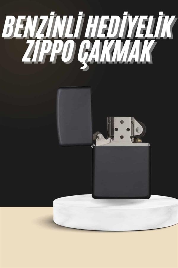Erkeklere - 736 - Özel Hediyelik Eşya Metalik Benzinli - Glblseme - Çakmak Doldurulabilir