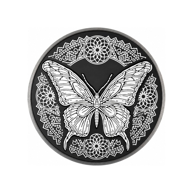 Agakulche Kelebek Gümüş Sikke Coin