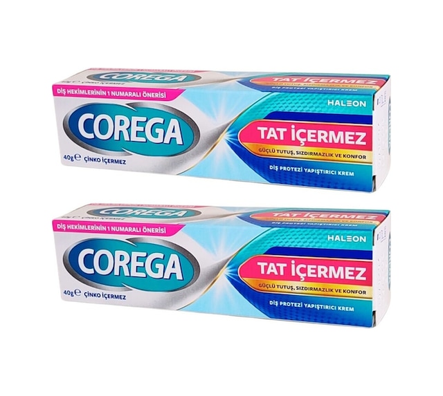 Süper Protez Yapıştırıcı Tatsız Krem 40 Gr 2 Adet