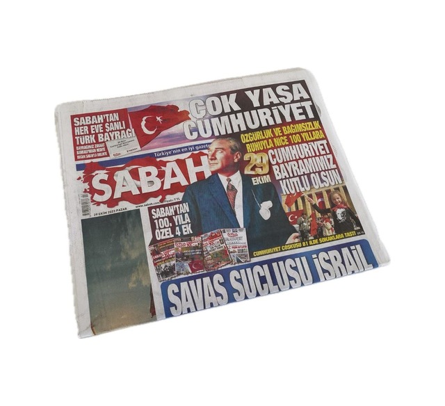 29 Ekim 2023 Sabah Gazetesi - Cumhuriyetin İlanı 100. Yıl Gazetesi Teşhir Ürün