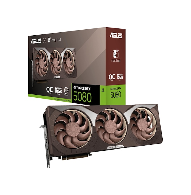 Asus Geforce Rtx 5080 16gb Oc Rtx5080-o16g-noctua Gddr7 256bit Aeae1asu0310