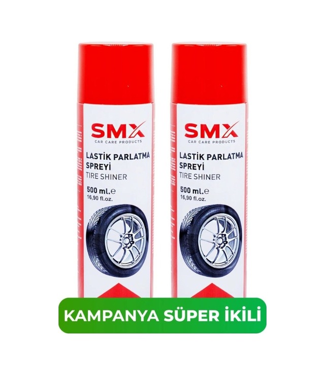 2 Adet Lastik Parlatma Spreyi 500 Ml