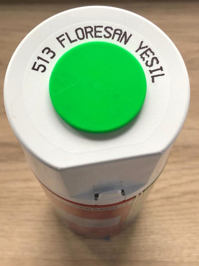 Akçalı 513 Floresan Yeşil Sprey Boya 400 ML