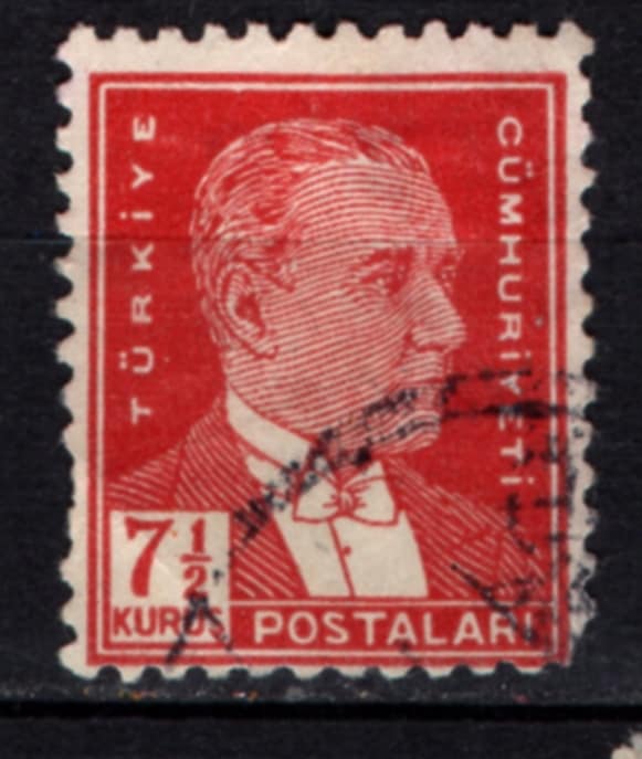 1933-1940 İkinci Ataturk Serisi 7.5 Kuruş Tp0540 İsfila1292 Teşhir Ürün
