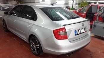 Skoda Rapid Spoyler Spoiler Boyasız