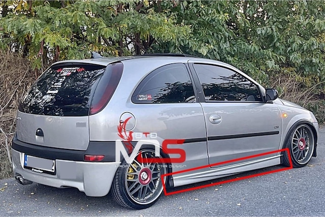 Opel Corsa C İrmscher Marşpiyel Sağ Sol Takım Fiberglass Boyasız