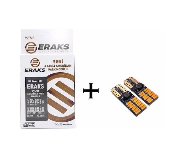 Eraks Ayarlı Amerikan Park Modülü Ve T10 Turuncu Led N11.36891