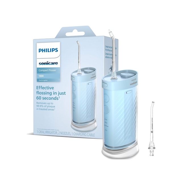 Philips Sonicare Kompakt Ağız Duşu, 3 Modlu, 200ml Su Hazneli, Usb Şarjlı, 14 Gün Kesintisiz Kullanım, 360 Dönen Başlık