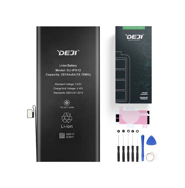 Deji Apple Uyumlu iPhone 12 Batarya Mucize Batarya Normal Kapasite