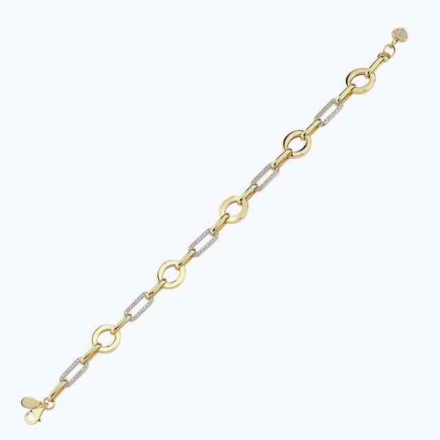 Altınbaş Altın Halka Zincir Bileklik Blls0171-24839 Renkli
