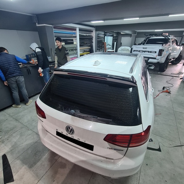 Vw Passat B8 Variant Spoyler, Passatb8 Wagon Spoiler Parlak Siyah
