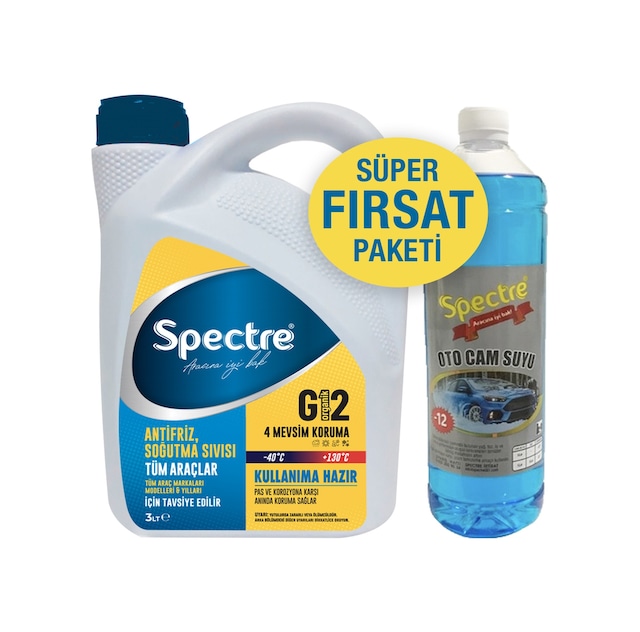 Spectre G12 Mavi Süper -40 Antifriz Kışlık Cam Suyu N11.259