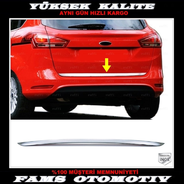 Ford B-Max Krom Alt Bagaj Çıtası 2012 Üzeri P. Çelik N11.3179
