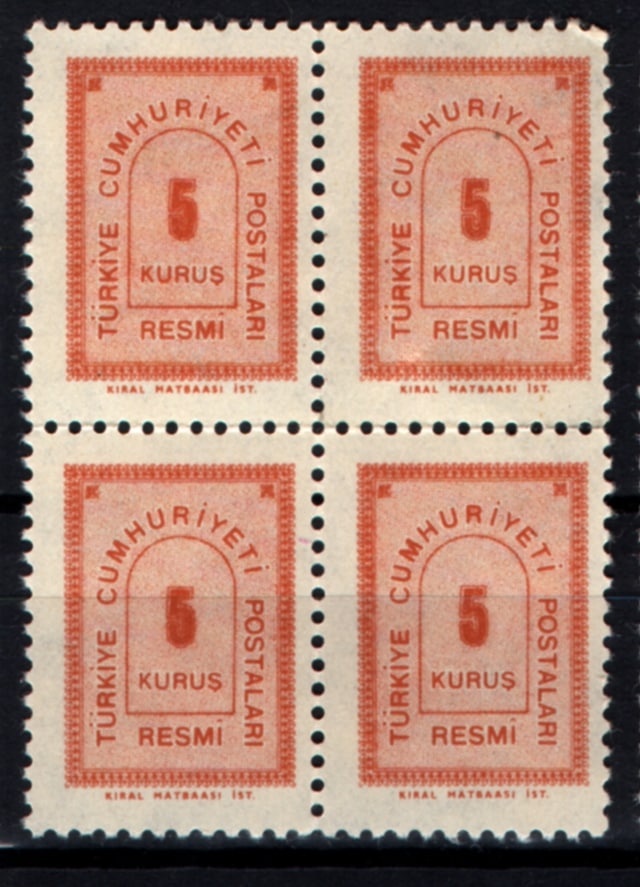 1963 Resmi Pul 1 Kuruş Tp0759 İsfila R96 Teşhir Ürün