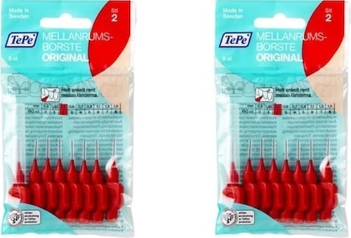 Tepe Interdental Arayüz Fırçası 0.5 MM 8'li x 2 Adet