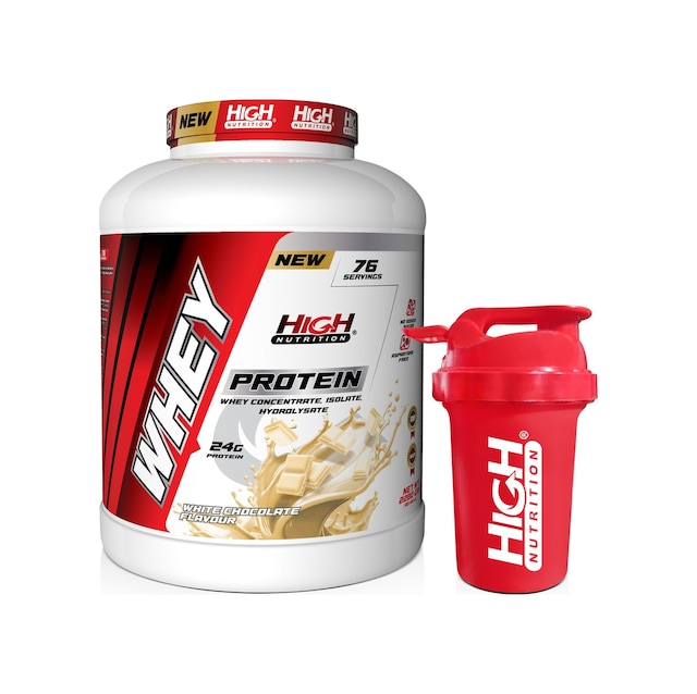 Whey Protein 2280 Gr Beyaz Çikolata Aromalı Protein Tozu 24 Gram Protein 76 Servis Shaker Hediye