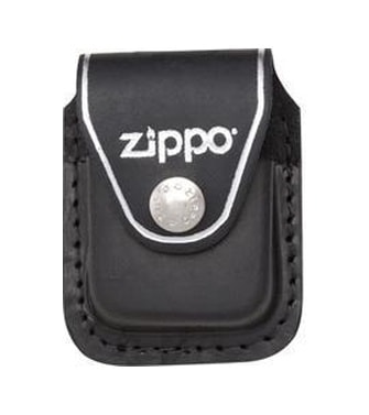 Zippo Hakiki Deri Çakmak Kılıfı Siyah
