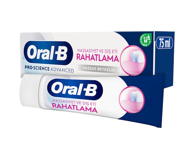 Oral-B Pro-Science Advanced Hassasiyet ve Diş Eti Hassas Beyazlık Diş Macunu 75 ML